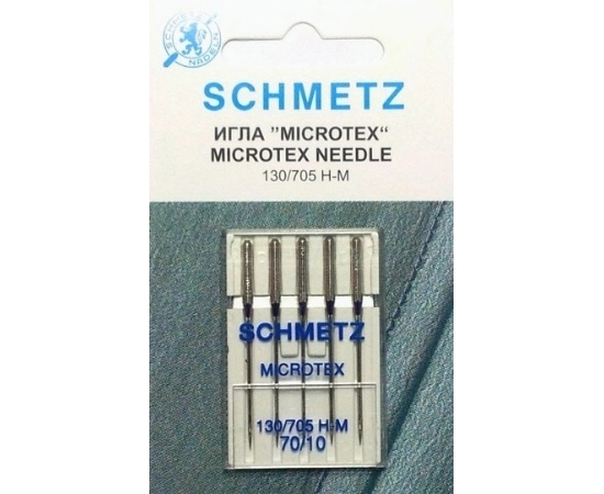 Иглы Schmetz 130/705H для микрофибры Microtex №60-80 (5 шт.)-0