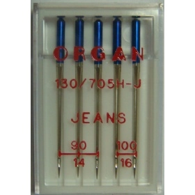 Иглы 130/705H Organ Jeans № 90-110(джинса)-0