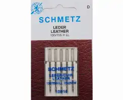 Иглы Schmetz 130/705H  для кожи Leder Leather Cuir №90-100 (5 шт.)-0