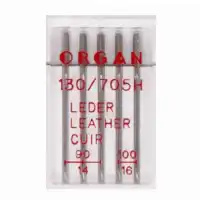 Иглы 130/705H Organ Leder Leather Cuir №90-100 (кожа)-0